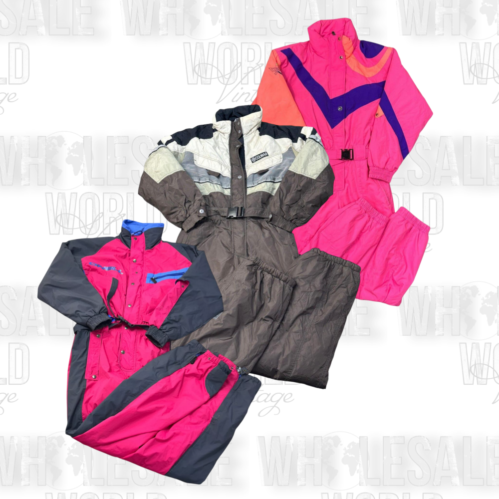 90s STYLE SKI SUITS - GRADE A - 10pc