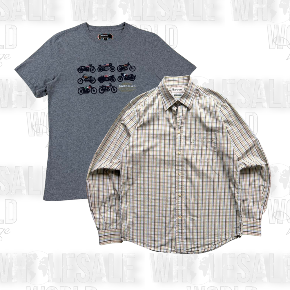 BARBOUR SHIRTS T-SHIRTS - GRADE A - 25pc
