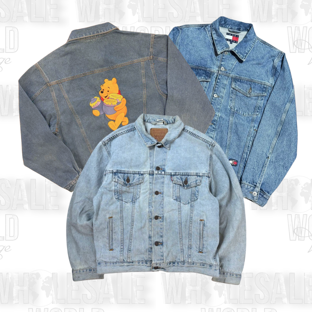 BRANDED DENIM JACKETS - GRADE A - 15pc