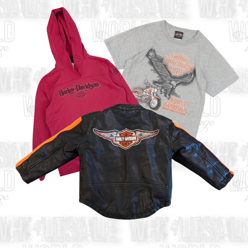 HARLEY DAVIDSON KIDS MIX - GRADE A - 50pc