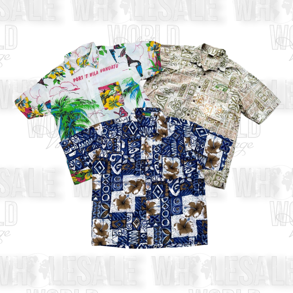 HAWAIIAN SHIRTS - GRADE A - 100pc